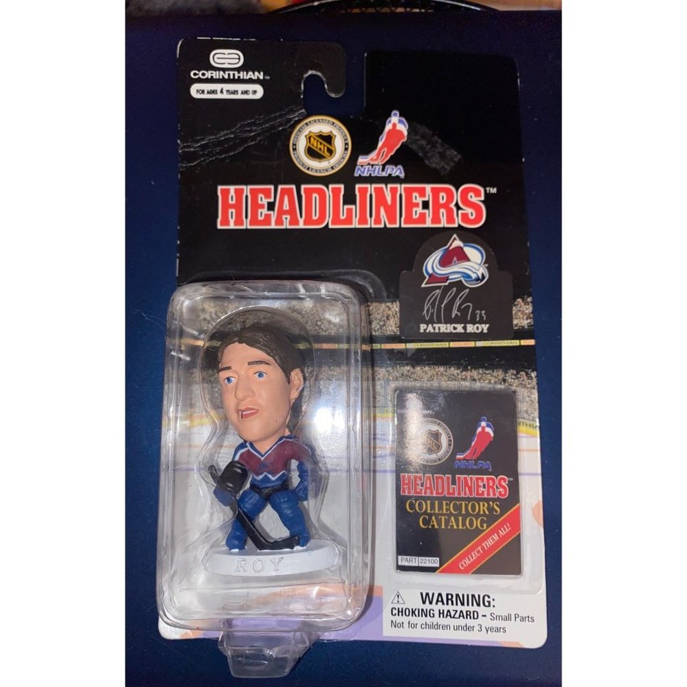 NIB Patrick Roy Headliners Figure Figurine Statue NHL Hockey 1997 Avalanche